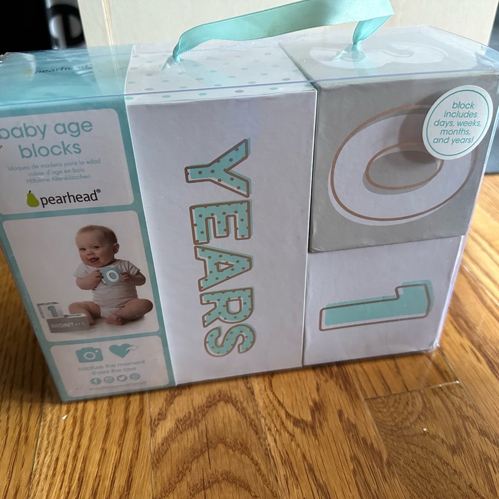 Pearhead Baby Age Blocks